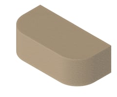 3D Presentation Image of Masonry Brick Brickworks BowralBricks Bullnose Standard Double