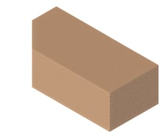 3D Presentation Image of Masonry Brick Brickworks BowralBricks Cant Single