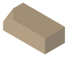 3D Presentation Image of Masonry Brick Brickworks BowralBricks Plinth ShortSplay Right