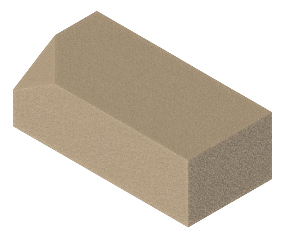 Image of Masonry Brick Brickworks BowralBricks Plinth ShortSplay Right