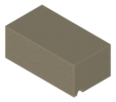 3D Presentation Image of Masonry Block Brickworks AustralMasonry KeyMass CappingUnit