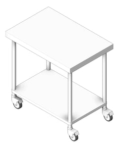 3D Shaded Image of Bench Mobile Britex BenchTech CustomWidth
