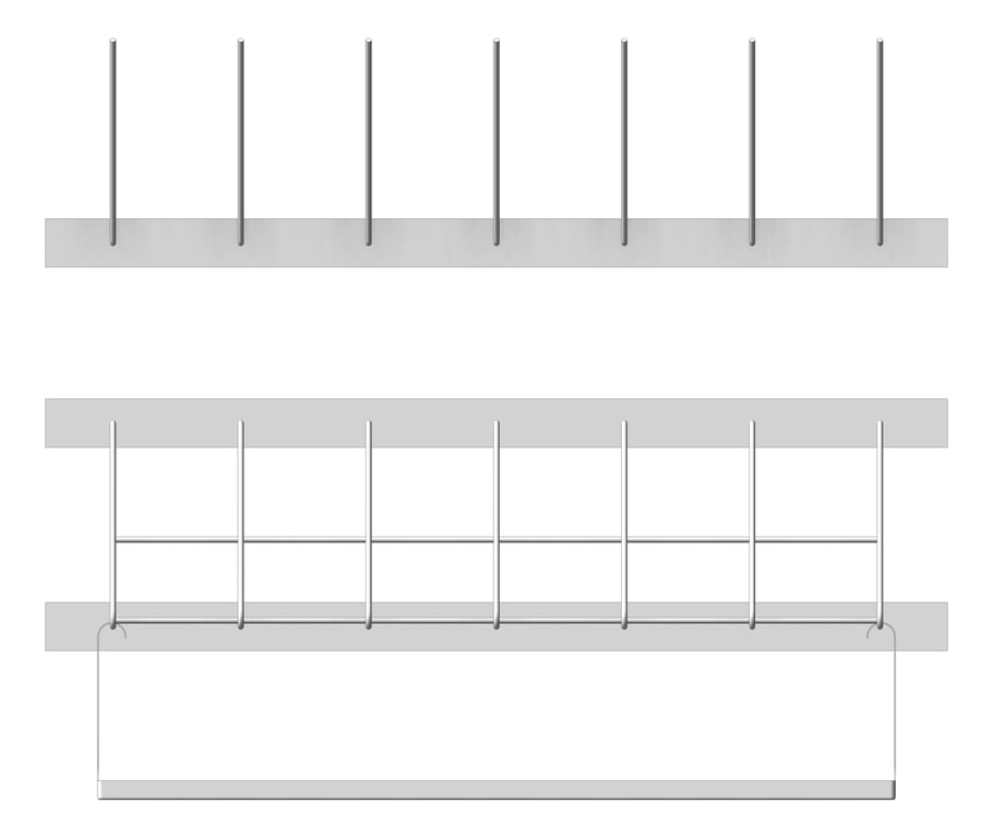 Front Image of Rack BedPanBottle Britex