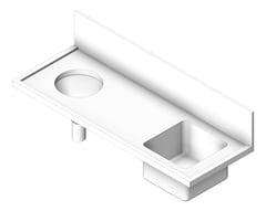 3D Shaded Image of Sink DirtyUtility Britex FlatBench