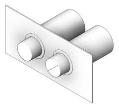 3D Shaded Image of Cistern InWall Britex Accessible