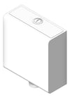 3D Shaded Image of Cistern WallHung Britex DualFlush