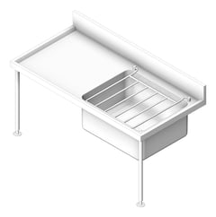 3D Shaded Image of Sink Cleaners Britex WallMount Bench