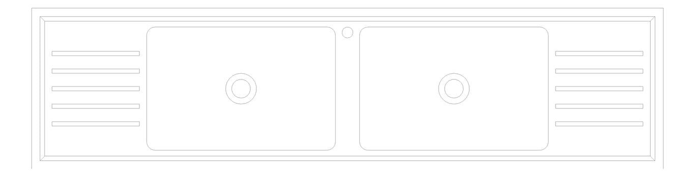 Plan Image of Sink Kitchen Britex Cafe TwinCentreBowl