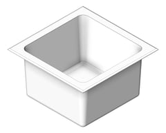 3D Shaded Image of Sink Laboratory Britex