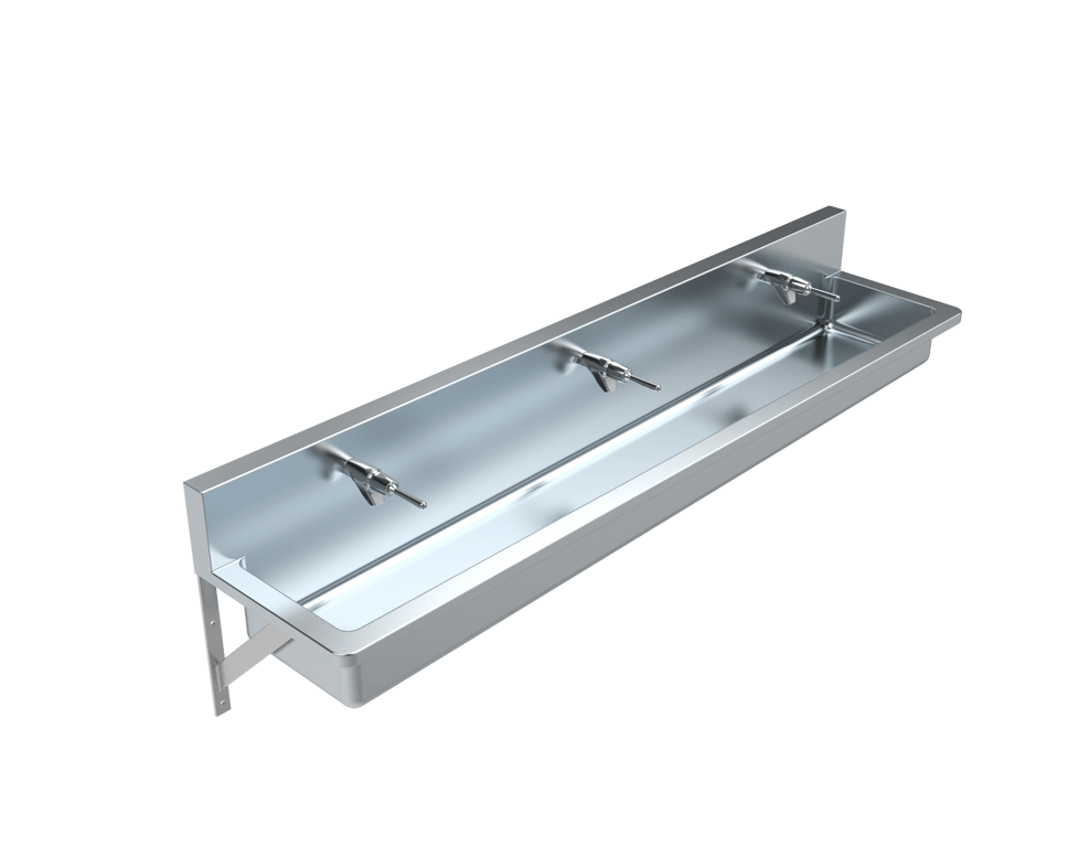 PWD - TW-9106.png Image of Trough WallHung Britex HandWash FrontLeverTap