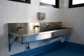 hand-wash-lever.jpg Image of Trough WallHung Britex HandWash FrontLeverTap