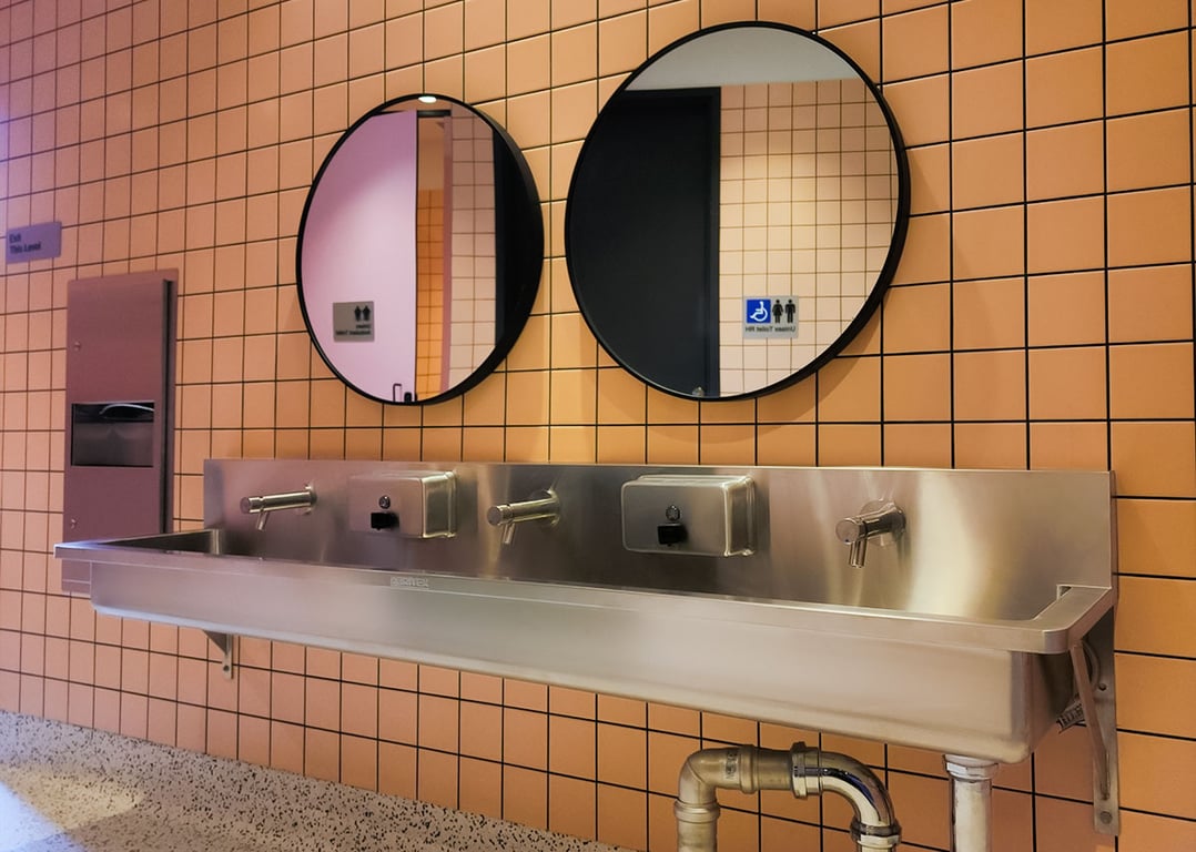 handwash-2.jpg Image of Trough WallHung Britex HandWash FrontBibTap