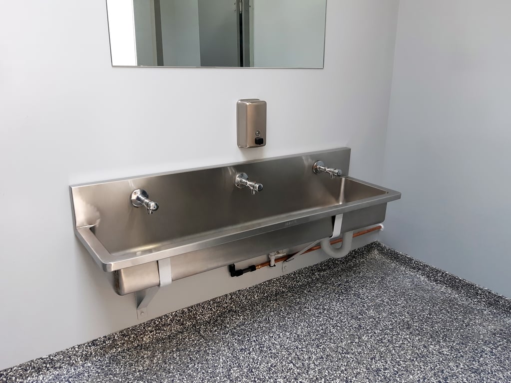 handwash-3.jpg Image of Trough WallHung Britex HandWash FrontBibTap