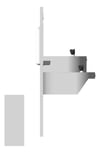 Left Image of DrinkingFountain InWall Britex Accessible BottleFiller Double Filtered