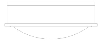 Plan Image of DrinkingFountain InWall Britex Accessible BottleFiller Panel Filtered