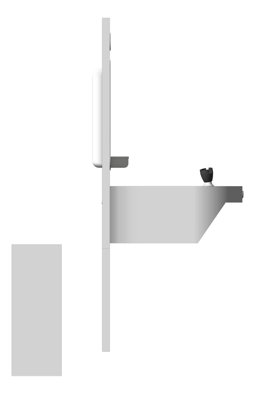 Left Image of DrinkingFountain InWall Britex Accessible BottleFiller Single Filtered