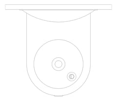 Plan Image of DrinkingFountain WallHung Britex Accessible BottleFiller