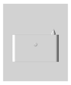 Front Image of DrinkingFountain WallHung Britex Dado Compact Square