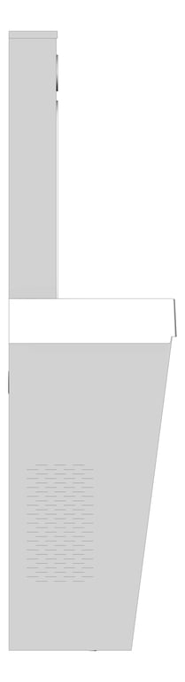 Left Image of DrinkingFountain WallMounted Britex Accessible BottleFiller Filtered Refrigerated