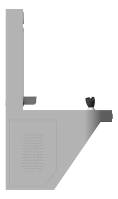 Left Image of DrinkingFountain WallMounted Britex Accessible BottleFiller Single Filtered