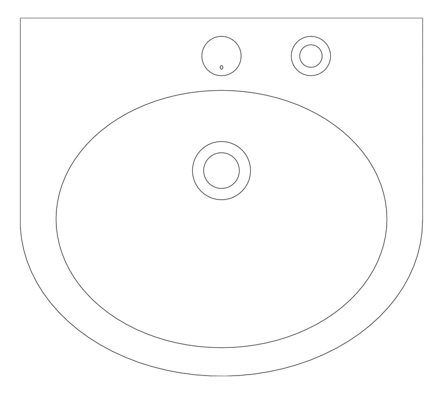 Plan Image of Basin WallHung Britex Grandeur AntiVandal SecurityTap