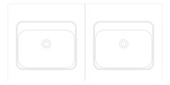Plan Image of Basin WallHung Britex MultiBasin TwoStations