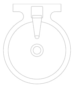 Plan Image of Basin WallHung Britex Omega SensorTap