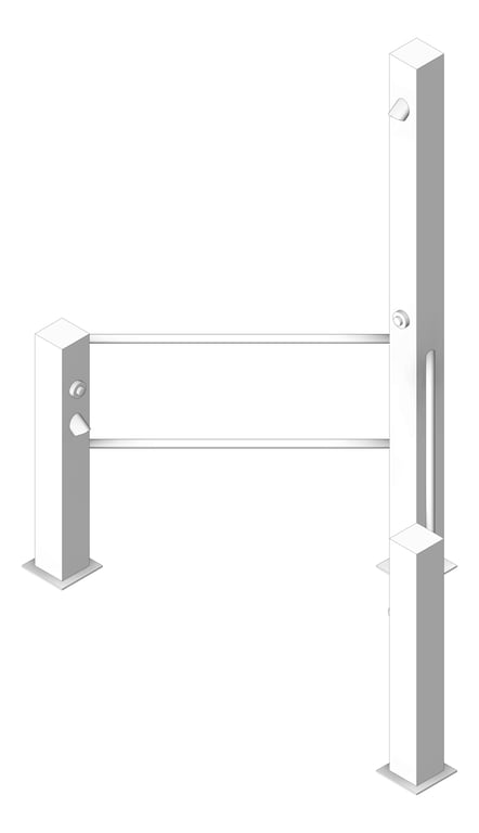 Image of BeachShower ThreePost Britex