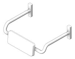 3D Shaded Image of Backrest DropDown Britex