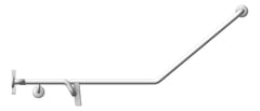 Left Image of Backrest Fixed Britex Grabrail 40Deg Left