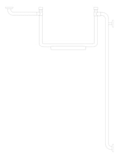 Plan Image of Backrest Fixed Britex Grabrail 40Deg Left