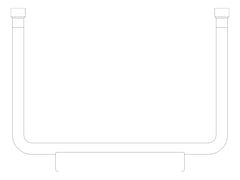 Plan Image of Backrest Fixed Britex StraightRail