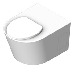 3D Shaded Image of Toilet WallFaced Britex Bariatric