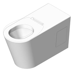 3D Shaded Image of Toilet WallFaced Britex Centurion Accessible