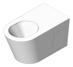 3D Shaded Image of Toilet WallFaced Britex Centurion Childrens