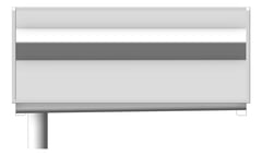 Front Image of Trough FloorRecessed Britex Wudu FootWash