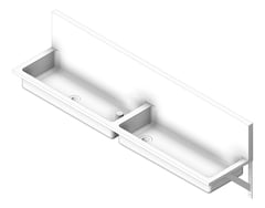 3D Shaded Image of Trough WallHung Britex ClayAndAblution