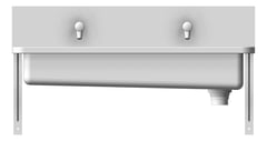Front Image of Trough WallHung Britex HandWash FrontBibTap