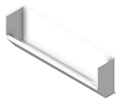 3D Shaded Image of Trough WallHung Britex SurgeonsScrub