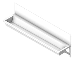 3D Shaded Image of Trough WallHung Britex Wallsend