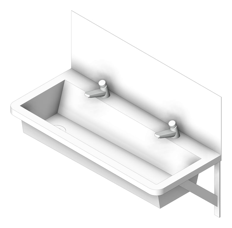 Navigate to Trough WallHung Britex Wallsend HandWash TimeflowTap