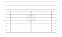 Plan Image of Urinal Recessed Britex Sanistep