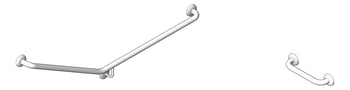 3D Shaded Image of GrabRailSet 30Deg Britex SideWallMount Right