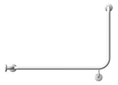 Left Image of GrabRailSet 90Deg Britex SideWallMount Left