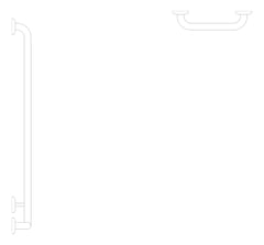 Plan Image of GrabRailSet 90Deg Britex SideWallMount Right