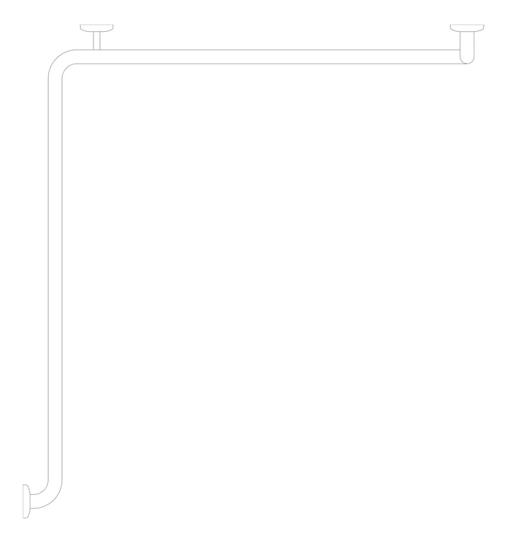 Plan Image of GrabRail 90Deg Britex Left