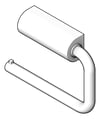 3D Shaded Image of ToiletRollHolder Single Britex ConcealedFix