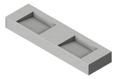 3D Presentation Image of Washplane WallHung CASF 521Series 2Person