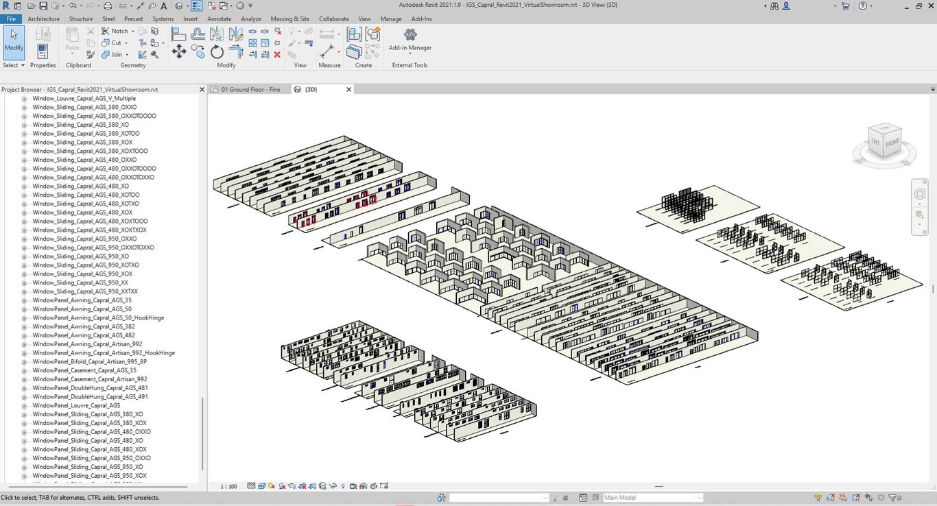 Capral VirtualShowroom