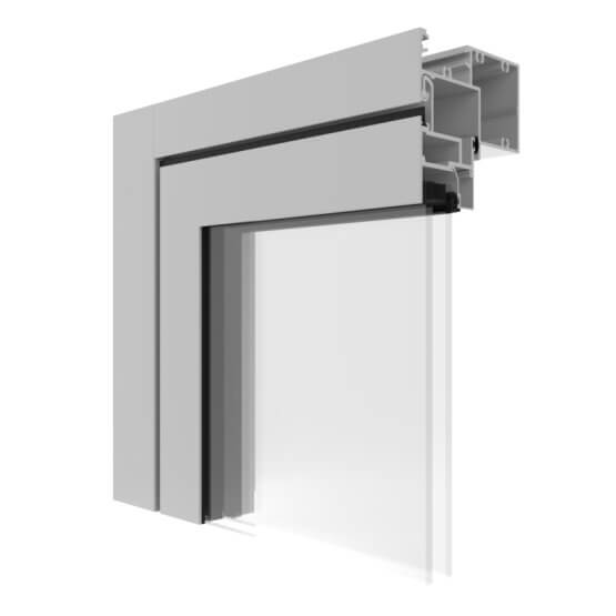 Capral-AGS-50InsetAwningWindow.jpg Image of Window Awning Capral AGS 50 HookHinge